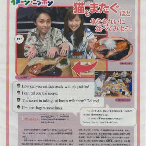 「こころね名物=猫またぎ選手権が英語の教材に！？」子供のための新聞/週刊YOMOっと静岡に10月8日（日）掲載されました。人気コーナーLet’sえいGO！にて。